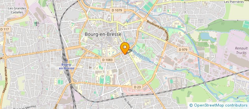 localisation de l'entreprise SCI LES QUATRE D à BOURG-EN-BRESSE