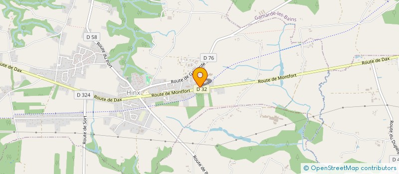 localisation de l'entreprise SCI LES QUATRE DF  YZOSSE