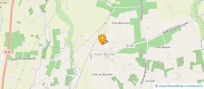 localisation de l'entreprise SCI LES QUATRE ENON à SAINT-BONNET