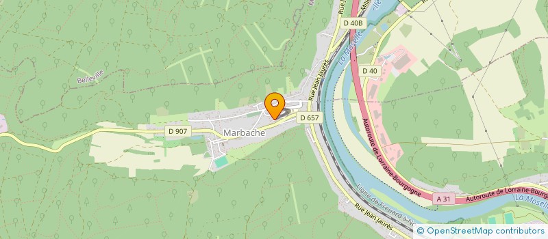 localisation de l'entreprise SCI LES QUATRE FRERES  MARBACHE