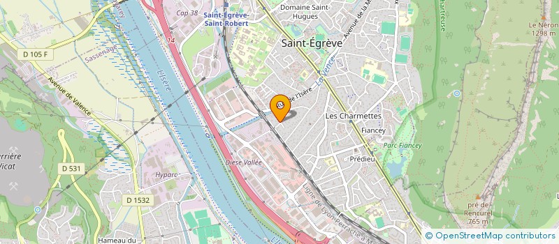 localisation de l'entreprise SCI LES QUATRE MAISONS  SAINT-EGREVE