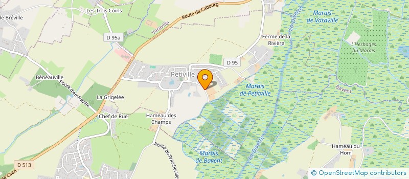 localisation de l'entreprise SCI LES QUATRE MAISONS  PETIVILLE