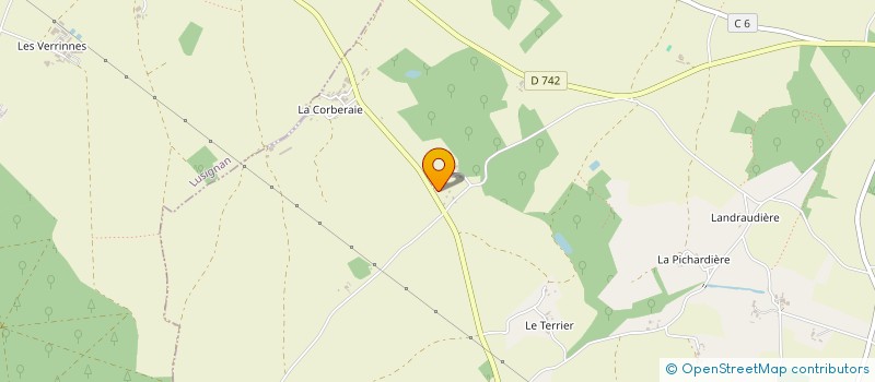 localisation de l'entreprise SCI LES QUATRE MOTILLON  CELLE-L'EVESCAULT