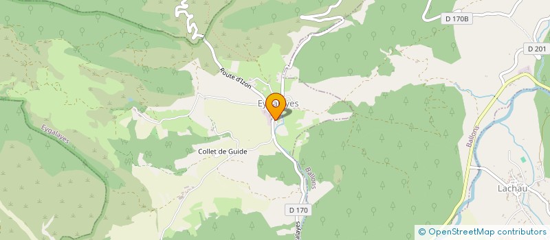 localisation de l'entreprise SCI LES QUATRE MOUSQUETAIRES  EYGALAYES