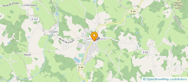 localisation de l'entreprise SCI LES QUATRE PETITS BOUTS à SAINT-CLEMENT