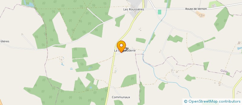 localisation de l'entreprise SCI LES QUATRE POTEAUX  GIZAY