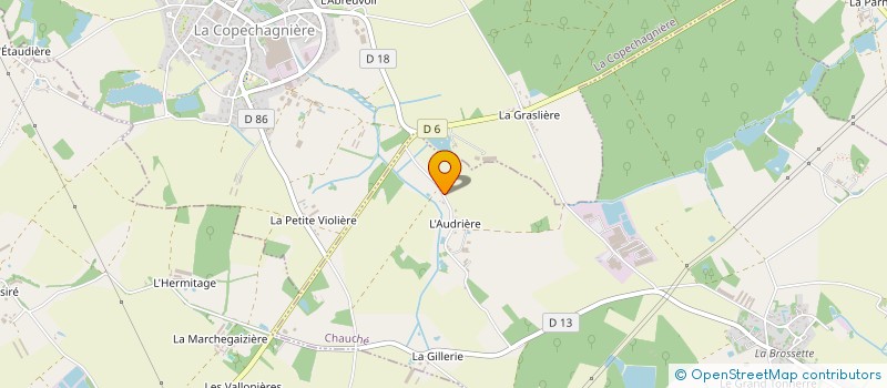 localisation de l'entreprise SCI LES QUATRE PROS à SAINTE-FLORENCE