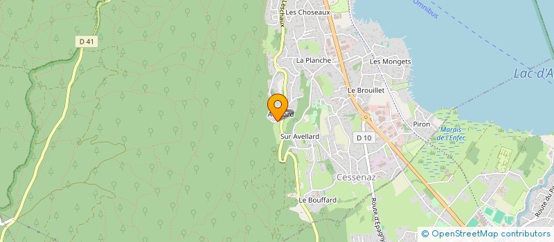 localisation de l'entreprise SCI LES QUATRE RUES  SEVRIER