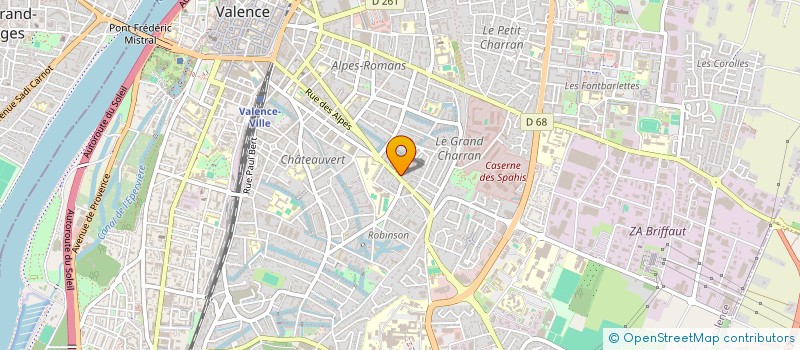 localisation de l'entreprise SCI LES QUATRE SAISONS à VALENCE