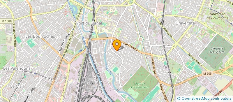 localisation de l'entreprise SCI LES QUATRE SAISONS  DIJON