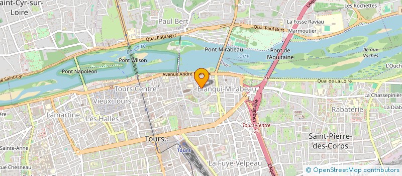 localisation de l'entreprise SCI LES QUATRE SOEURS  TOURS