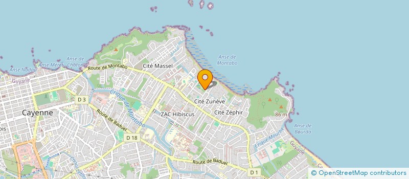 localisation de l'entreprise SCI LES QUATRE SOEURS JUNIEL  CAYENNE