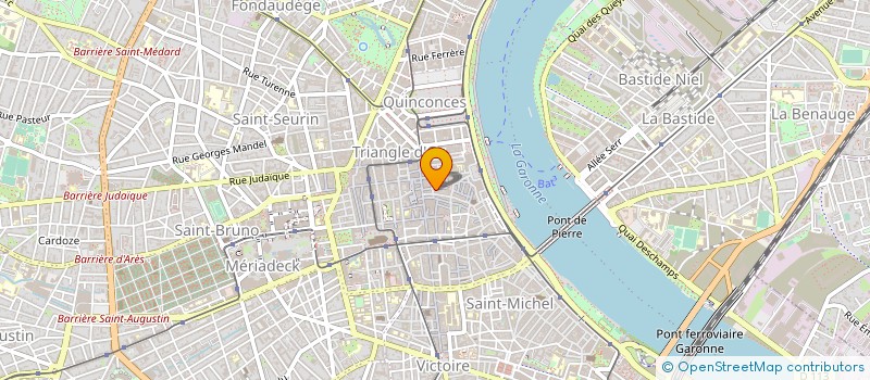 localisation de l'entreprise SCI LES QUATRE SYTES à BORDEAUX