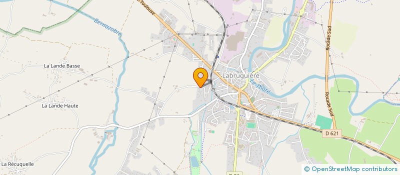 localisation de l'entreprise SCI LES QUATRE T ET UN C  LABRUGUIERE