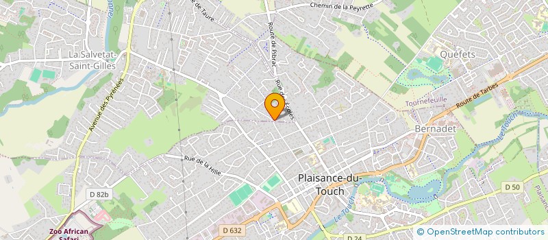 localisation de l'entreprise SCI LES QUATRE VALET  LA SALVETAT-SAINT-GILLES