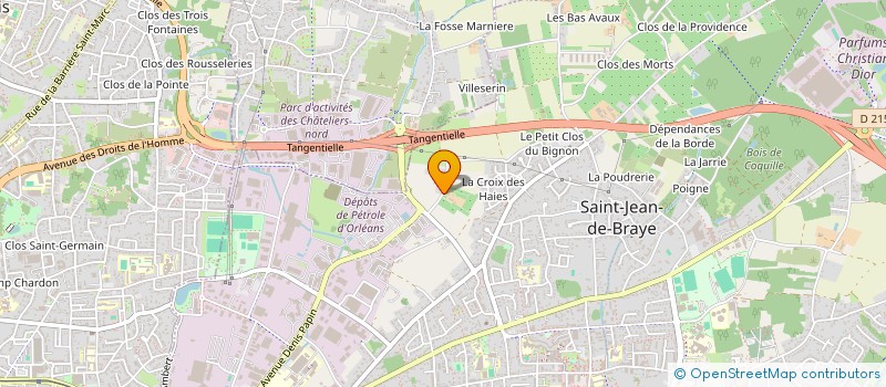 localisation de l'entreprise SCI LES QUATRE VENTS à SAINT-JEAN-DE-BRAYE