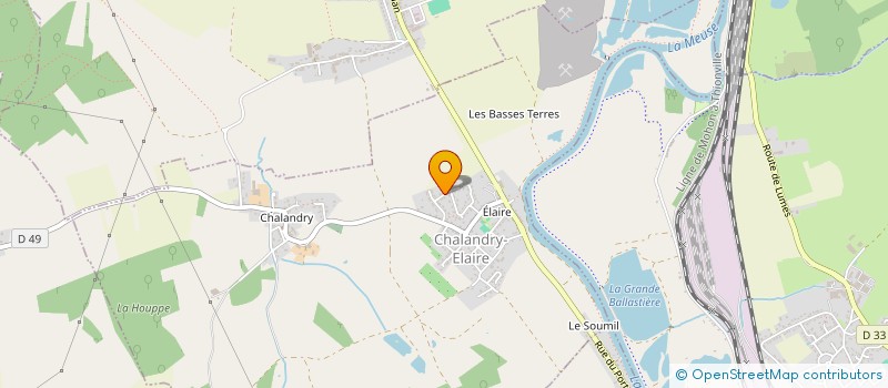 localisation de l'entreprise SCI LES QUATRE VENTS  CHALANDRY-ELAIRE