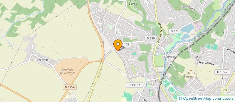 localisation de l'entreprise SCI LES QUATRE VENTS à LEVES