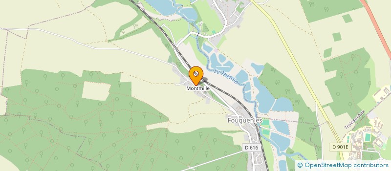 localisation de l'entreprise SCI LES QUATRE VENTS  FOUQUENIES