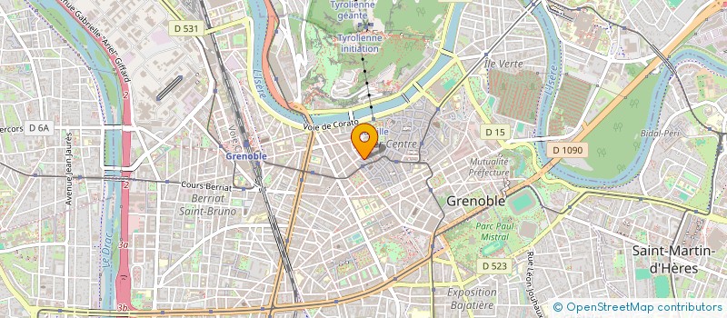 localisation de l'entreprise SCI LES QUATRE VENTS à GRENOBLE