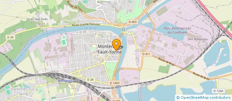 localisation de l'entreprise SCI LES QUATRE VENTS à MONTEREAU-FAULT-YONNE