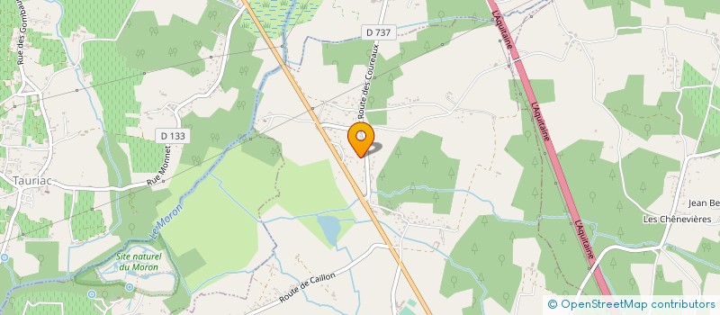 localisation de l'entreprise SCI LES QUATRE VENTS  SAINT-LAURENT-D'ARCE