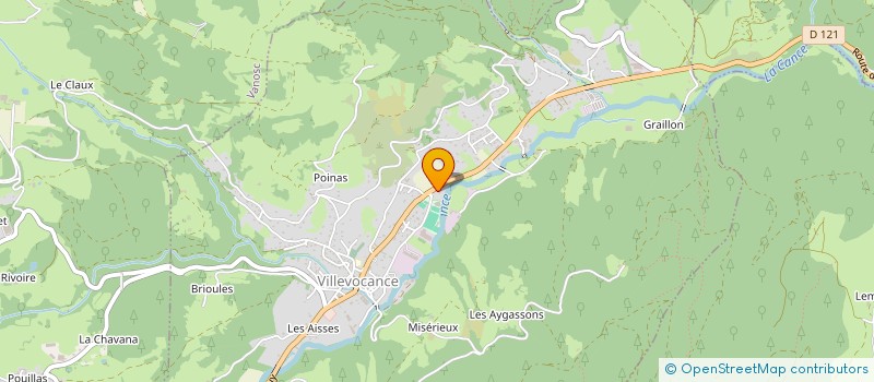 localisation de l'entreprise SCI LES QUATRE VENTS  VILLEVOCANCE