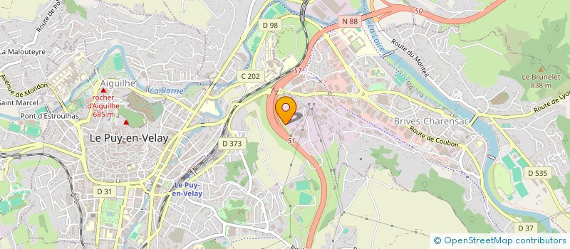 localisation de l'entreprise SCI LES QUATRE VENTS  LE PUY-EN-VELAY