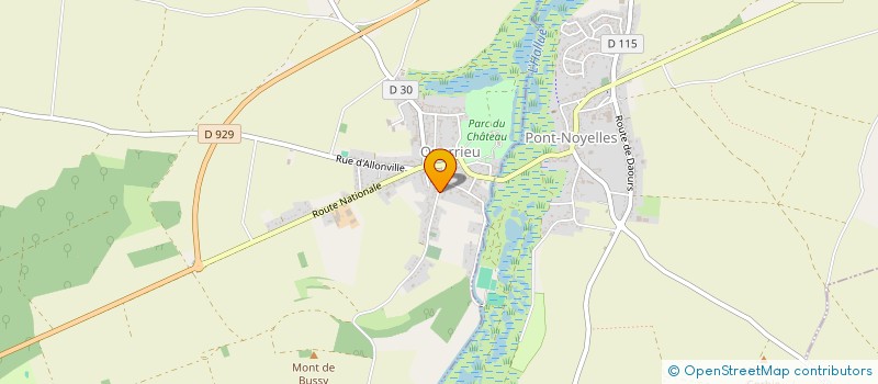 localisation de l'entreprise SCI LES QUATRE W  QUERRIEU