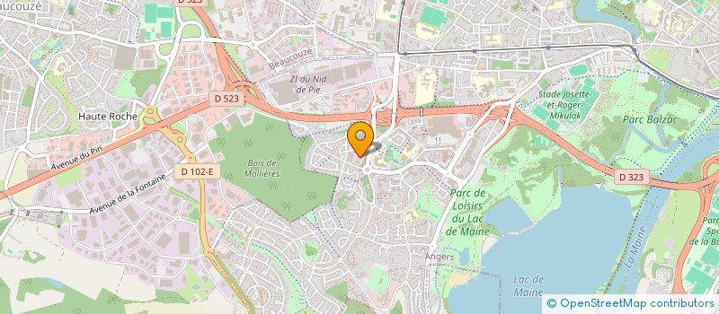 localisation de l'entreprise SCI LES QUATRES AMIS à ANGERS