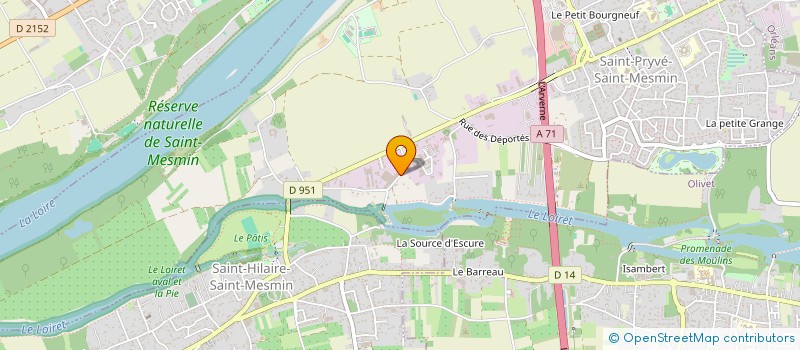localisation de l'entreprise SCI LES QUATRES  C  SAINT-PRYVE-SAINT-MESMIN