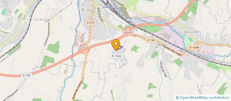 localisation de l'entreprise SCI LES QUATRES SAISONS  LISIEUX