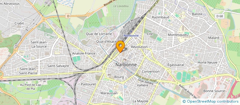 localisation de l'entreprise SCI LES QUENOTTES à NARBONNE