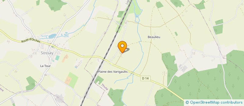 localisation de l'entreprise SCI LES RABOTTEAUX A  THURE