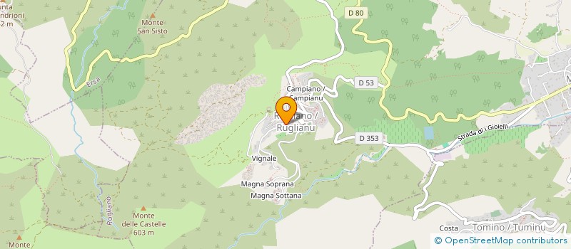 localisation de l'entreprise SCI LES RACINES à ROGLIANO