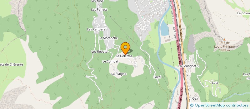 localisation de l'entreprise SCI LES RAFFORTS 1997  THYEZ