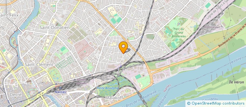 localisation de l'entreprise SCI LES RAFRAIRES à NANTES