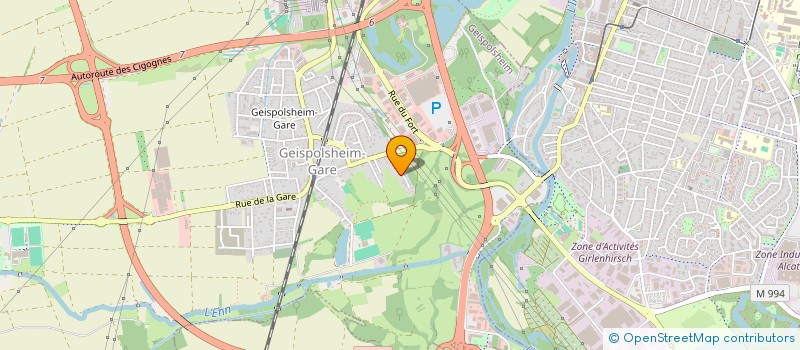 localisation de l'entreprise SCI LES RAISINS  GEISPOLSHEIM