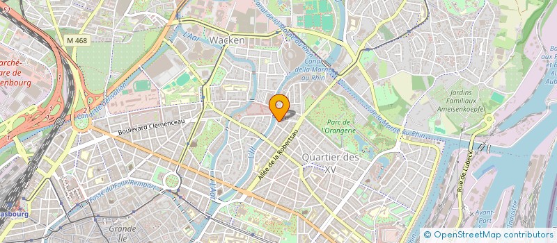 localisation de l'entreprise SCI LES RAISINS D ALSACE  STRASBOURG