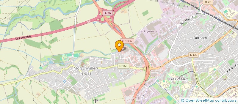 localisation de l'entreprise SCI LES RAISINS DE LA SOMME  MORSCHWILLER-LE-BAS