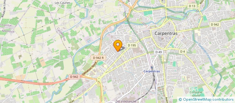 localisation de l'entreprise SCI LES RAMADES  CARPENTRAS