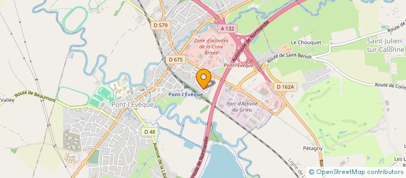 localisation de l'entreprise SCI LES RAMANDEURS  SAINT-GATIEN-DES-BOIS