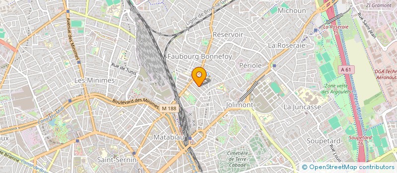localisation de l'entreprise SCI LES RAMANOUX à TOULOUSE