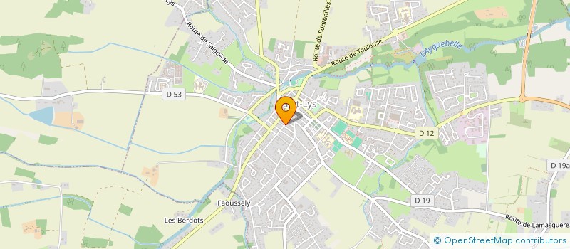 localisation de l'entreprise SCI LES RAMPEAUX  SAINT-LYS