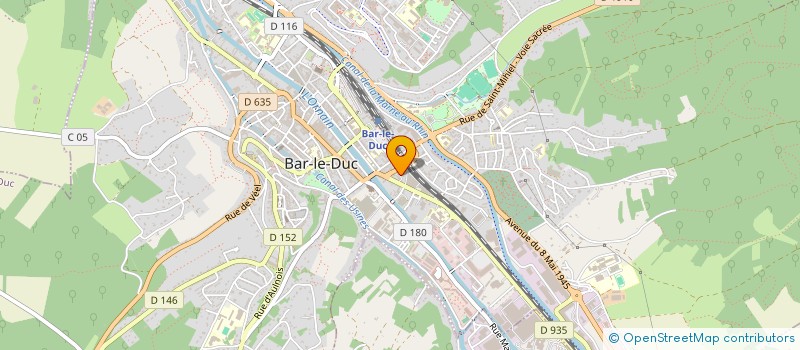 localisation de l'entreprise SCI LES RAPIDES à VAVINCOURT