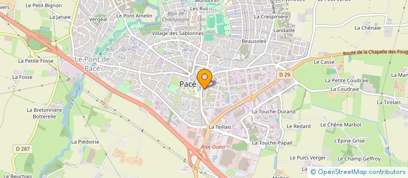 localisation de l'entreprise SCI LES RASCAILLOUX à PACE