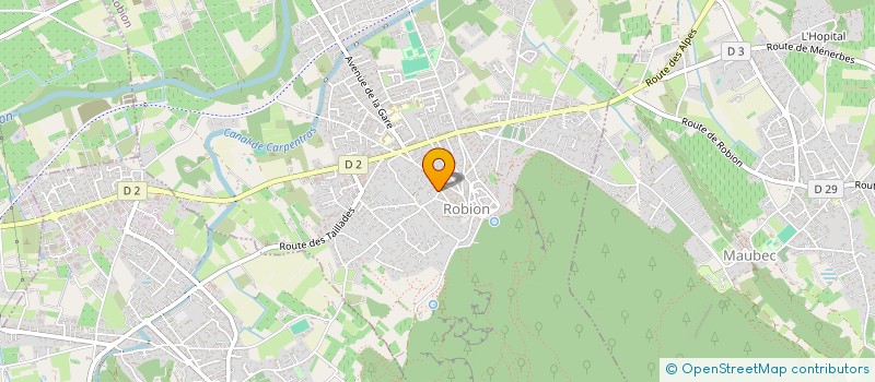 localisation de l'entreprise SCI LES RATACANS BIS  ROBION