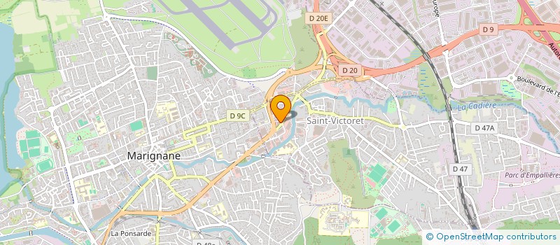 localisation de l'entreprise SCI LES RAUMETTES  SAINT-VICTORET