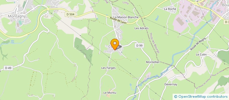 localisation de l'entreprise SCI LES RAVELLES  COMBRE