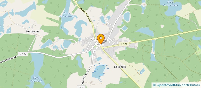 localisation de l'entreprise SCI LES RAVOVILLIERES  MONTRIEUX EN SOLOGNE